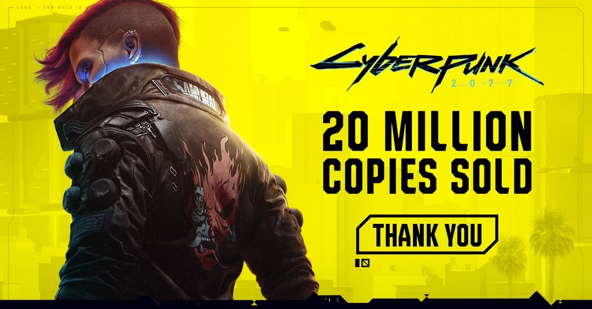 CD Projekt RED отчиталась о 20 миллионах проданных копий Cyberpunk 2077