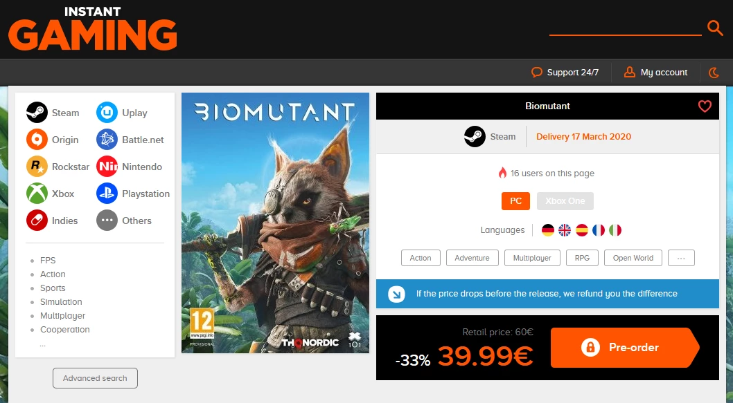 Слух: Biomutant - Возможная дата выхода ПК-версии игры