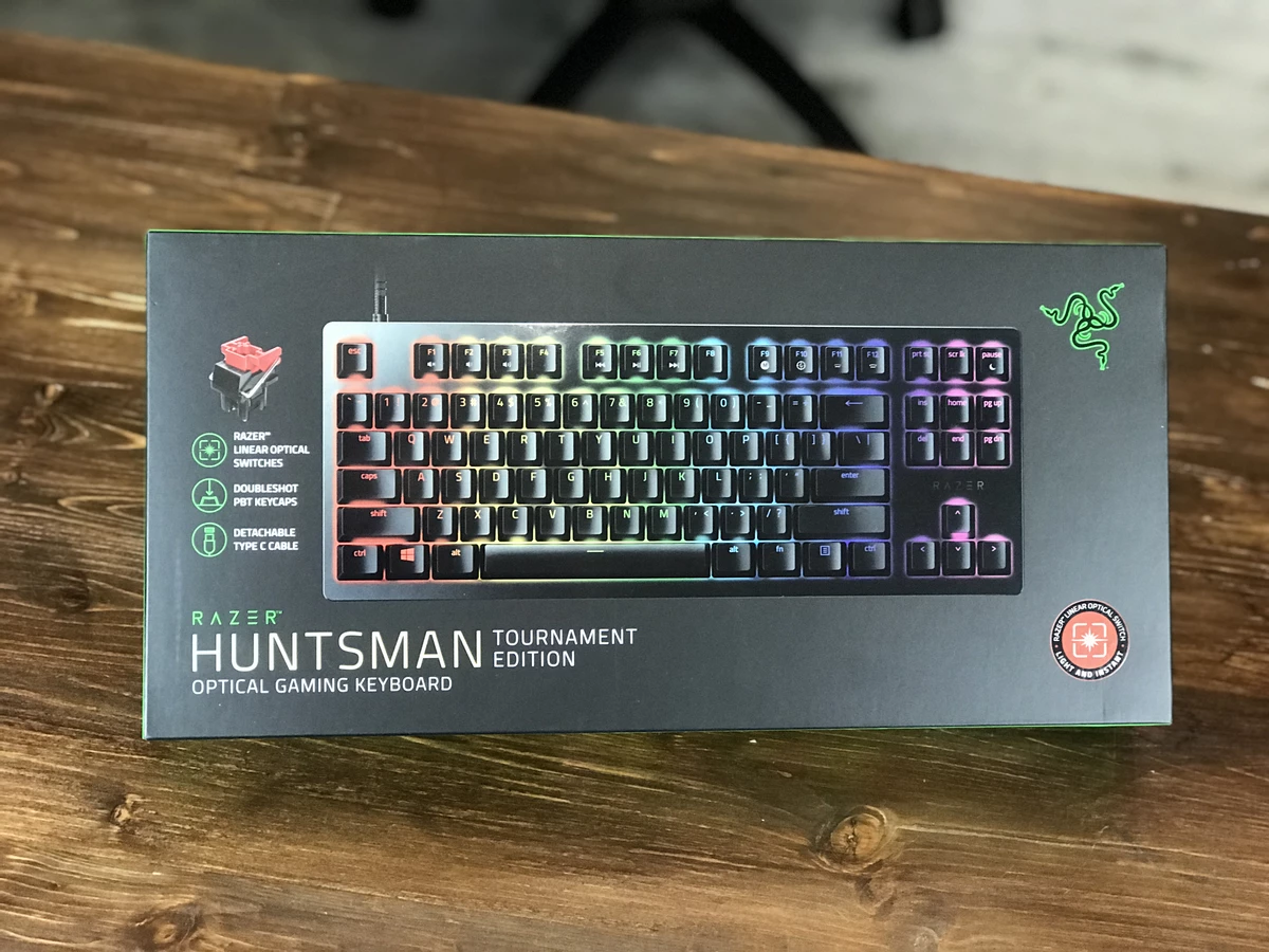 Razer Huntsman Tournament Edition: игровая клавиатура с оптическими переключателями для киберспорта