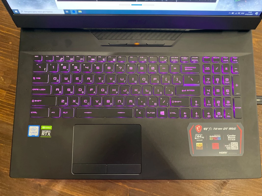 MSI GT76 Titan — по-настоящему игровой ноутбук