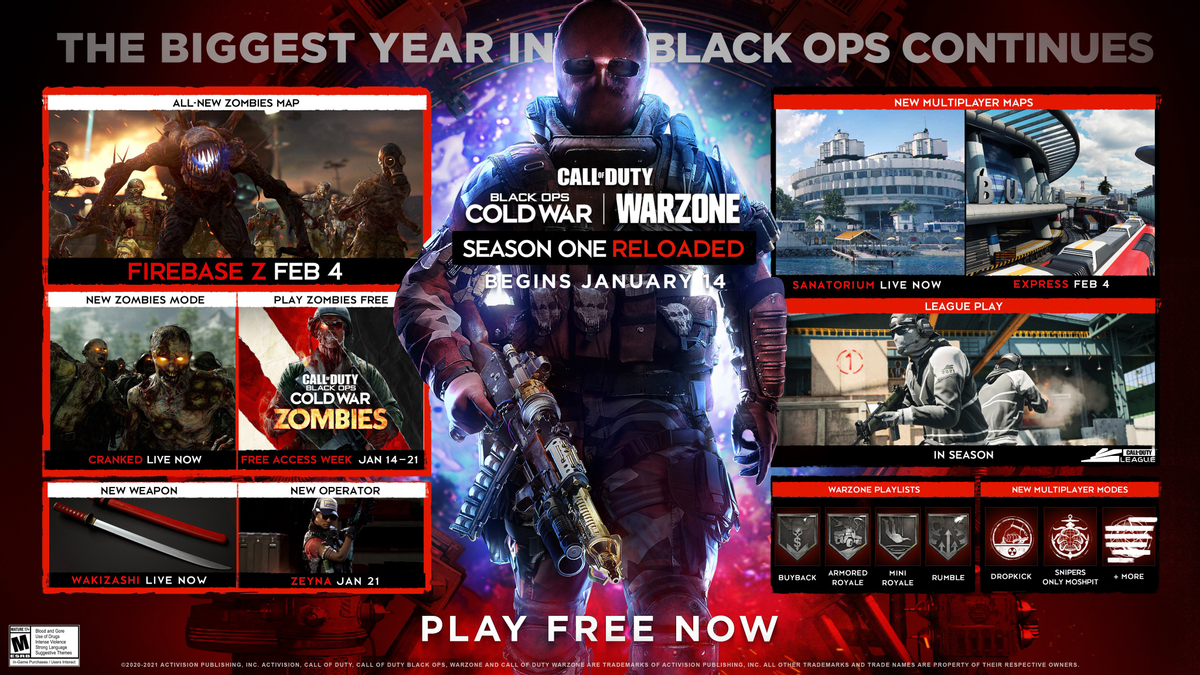 Call of Duty: Black Ops Cold War - Новинки второй половины первого сезона