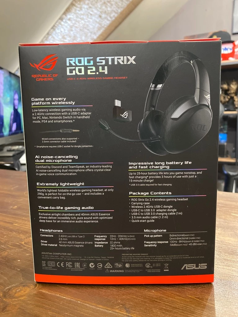 [Обзор] ASUS ROG Strix Go 2.4