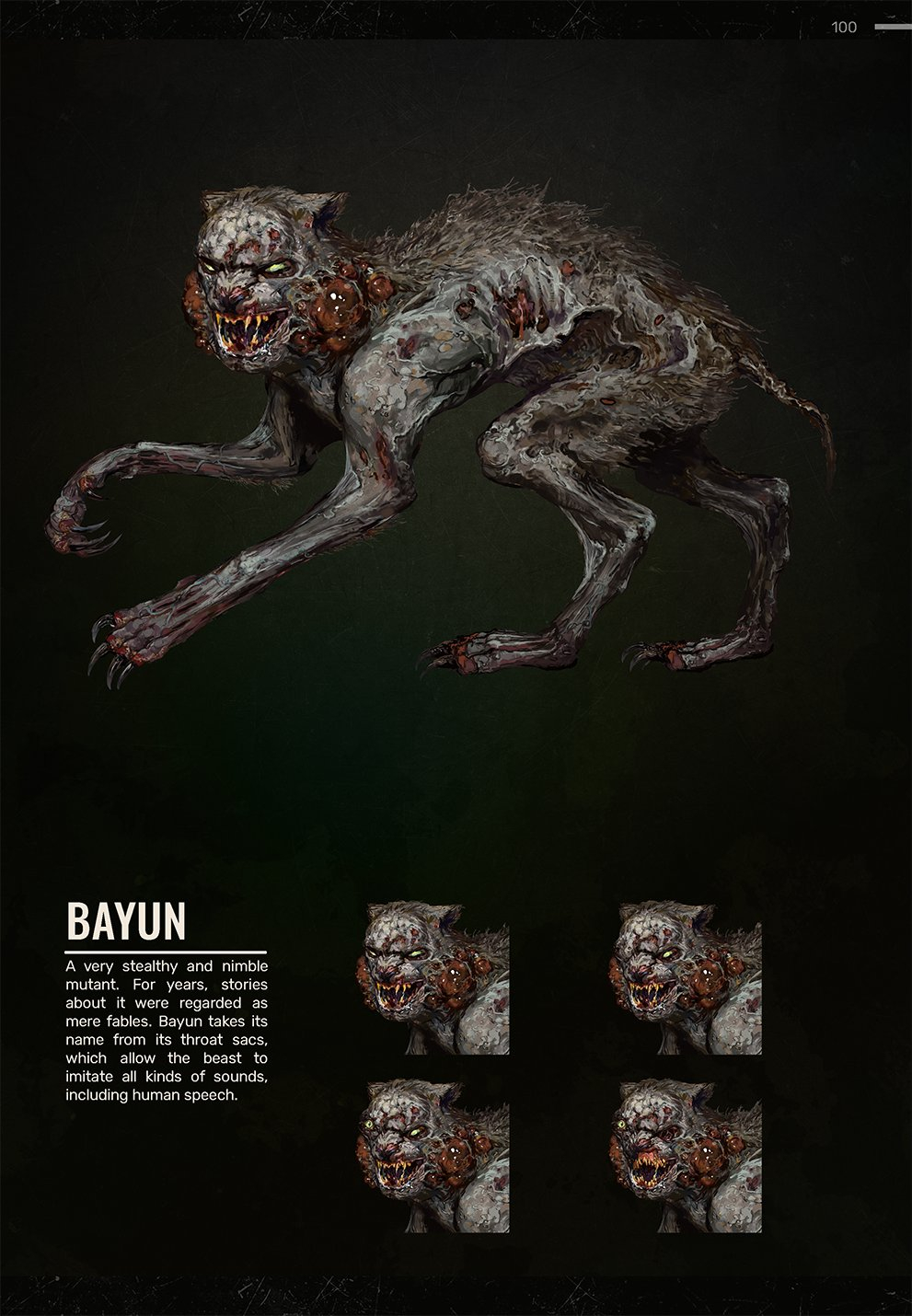 В честь дня котиков разработчики STALKER 2 показали концепт мутанта Баюна