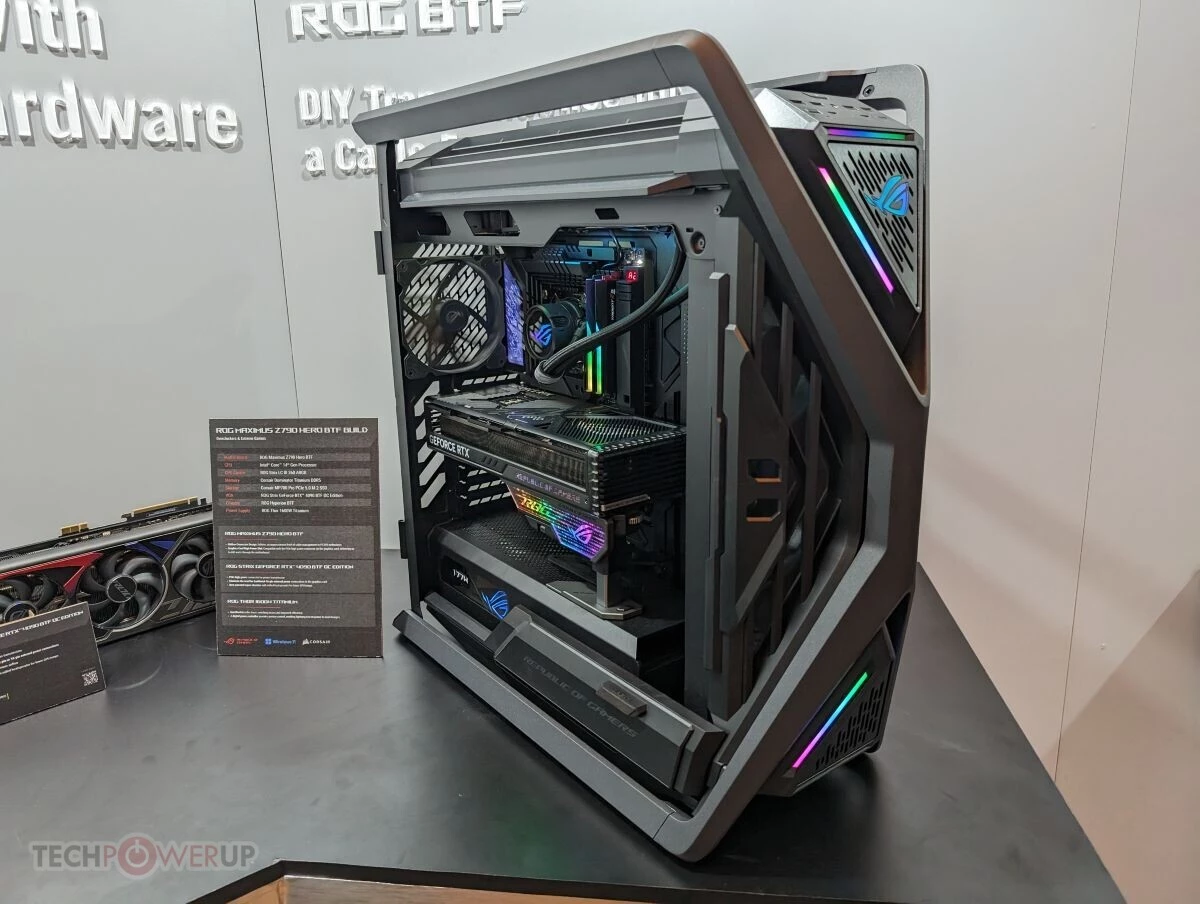 ASUS представила RTX 4090 без разъема для кабеля питания