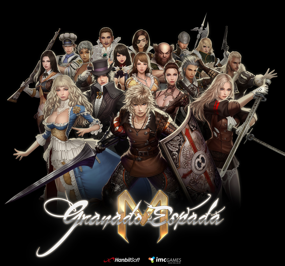The developers of the mobile MMORPG Granado Espada M shared an illustration of the characters