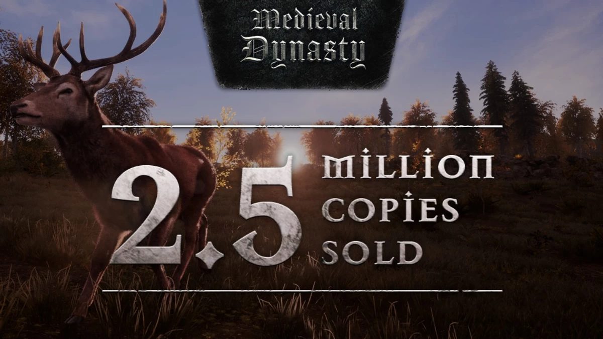 Средневековый симулятор Medieval Dynasty разошелся тиражом в два с половиной миллиона копий