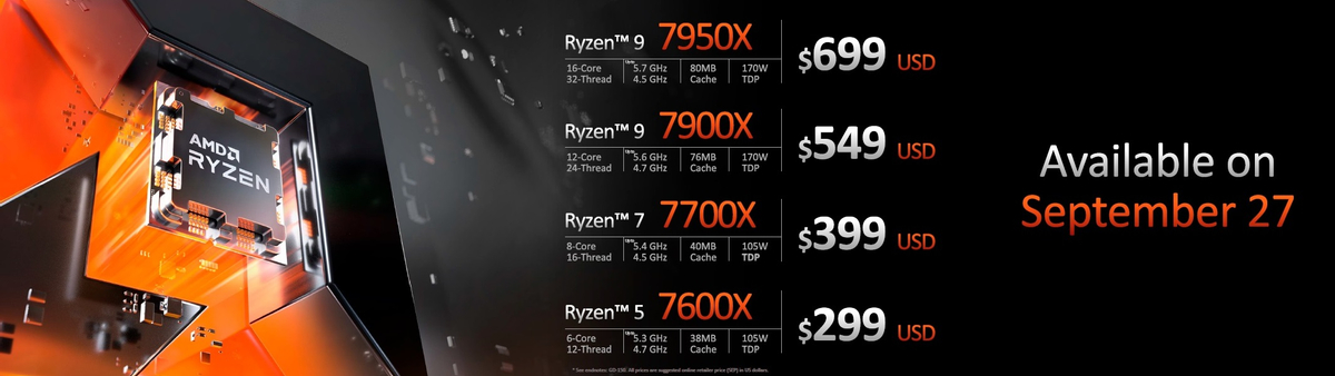 Цены на Ryzen 7000, анонс новых материнок и рендер видеокарты RX 7000 — главное с выставки AMD