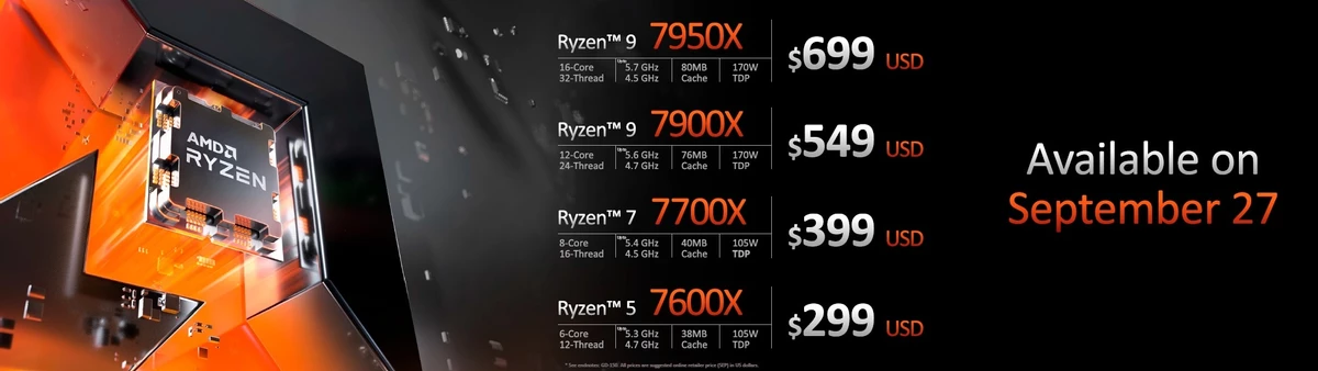 Цены на Ryzen 7000, анонс новых материнок и рендер видеокарты RX 7000 — главное с выставки AMD