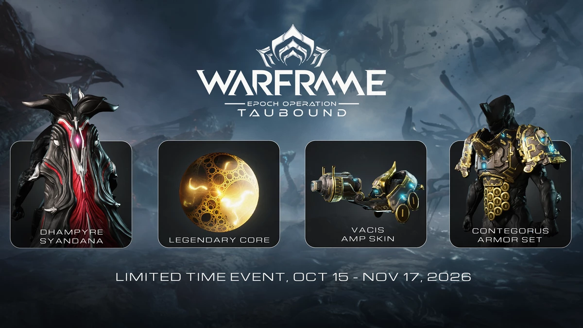 Масштабная операция «Эпоха: Связь с Тау» начнется в игре Warframe уже 15 октября   