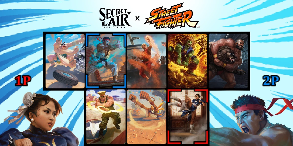 Раскрыты карты нового кроссовера Magic: The Gathering и Street Fighter 