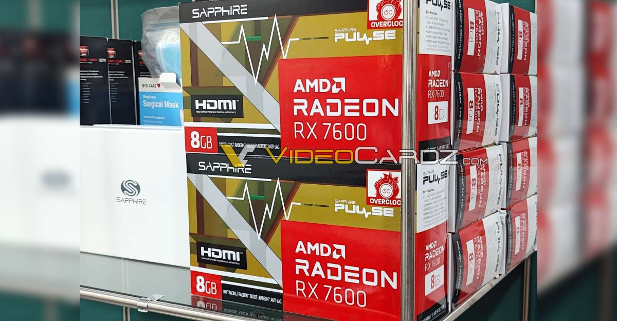 AMD Radeon RX 7600 засветилась с ценой в 400 долларов
