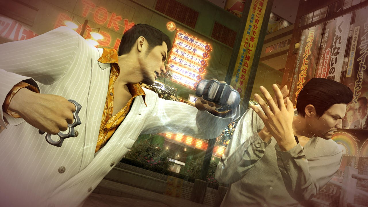 Скриншоты игры Yakuza 0.