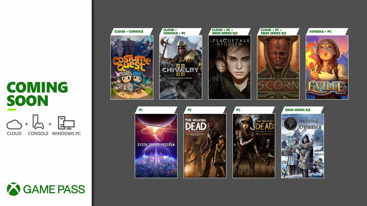 A Plague Tale: Requiem, Scorn и еще 7 игр появятся в Xbox Game Pass в октябре