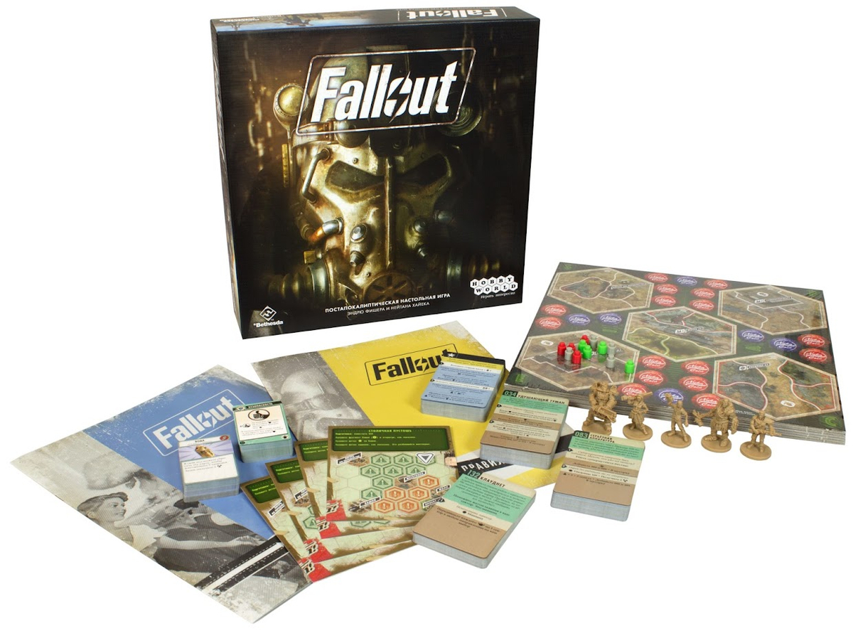 Настольная игра Fallout — отличная возможность отправиться в постъядерную пустошь  вместе с друзьями