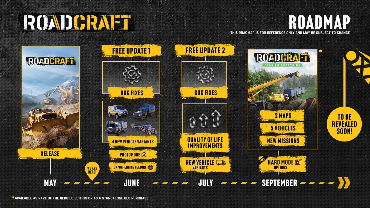 Дорожная карта RoadCraft — больше машин, карт и фоторежим Дорожная карта RoadCraft — больше машин, карт и фоторежим