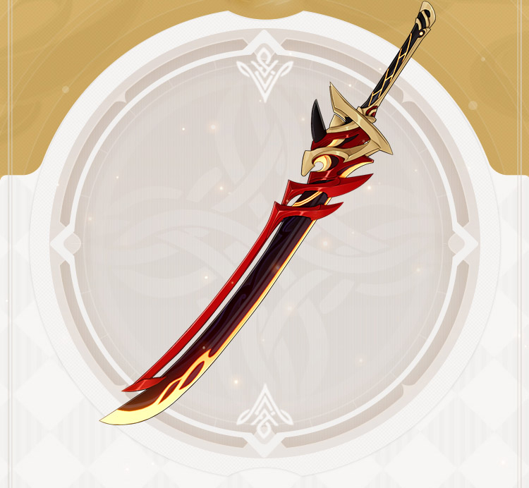 Genshin Impact — Все подробности о новом двуручном мече Краснорогий камнеруб