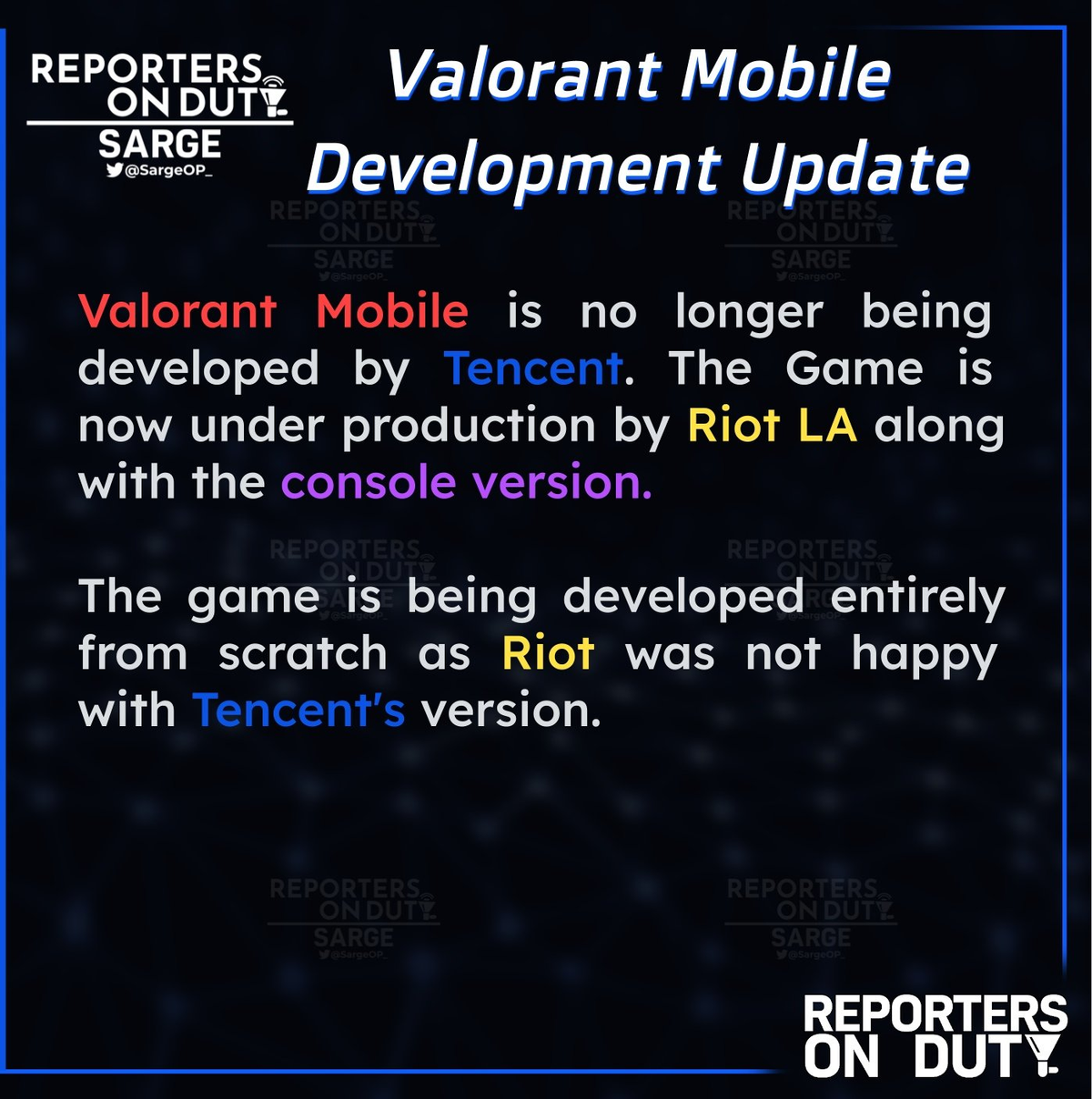 Tencent прекратила разработку Valorant Mobile. Теперь за порт будет отвечать Riot LA