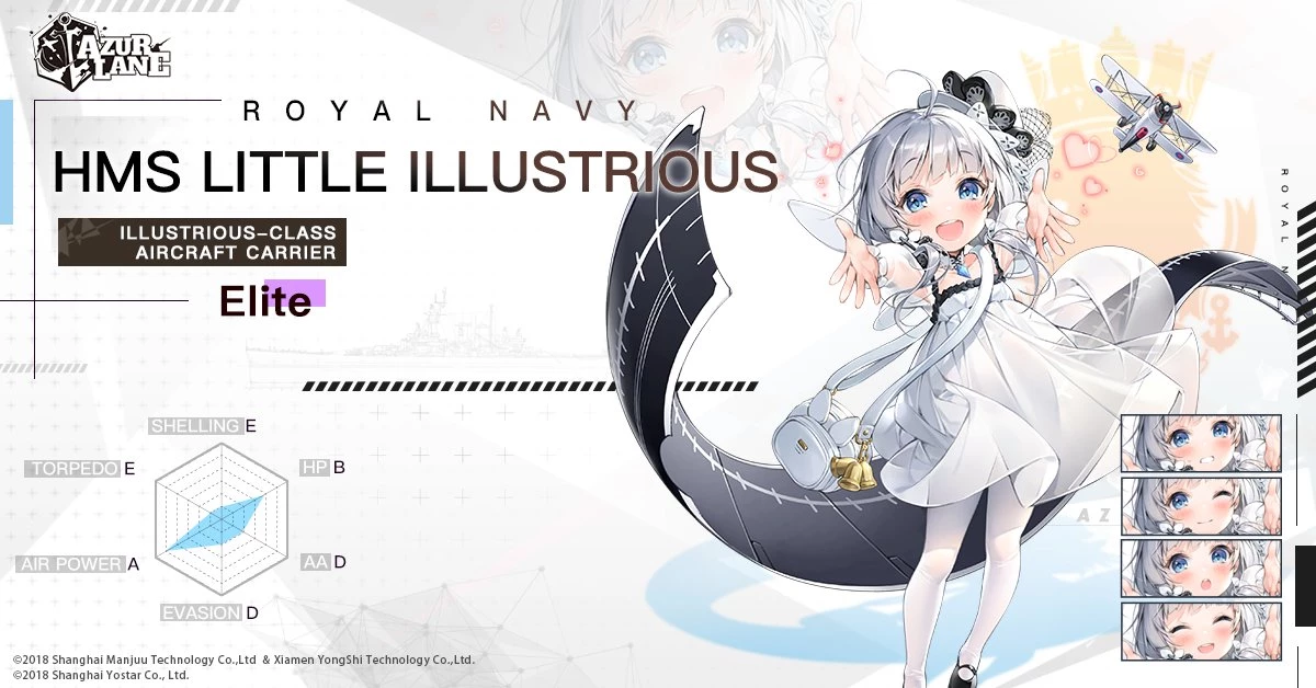 Azur Lane - Праздничные платья для любимых корабледевочек и мини-Илластриес