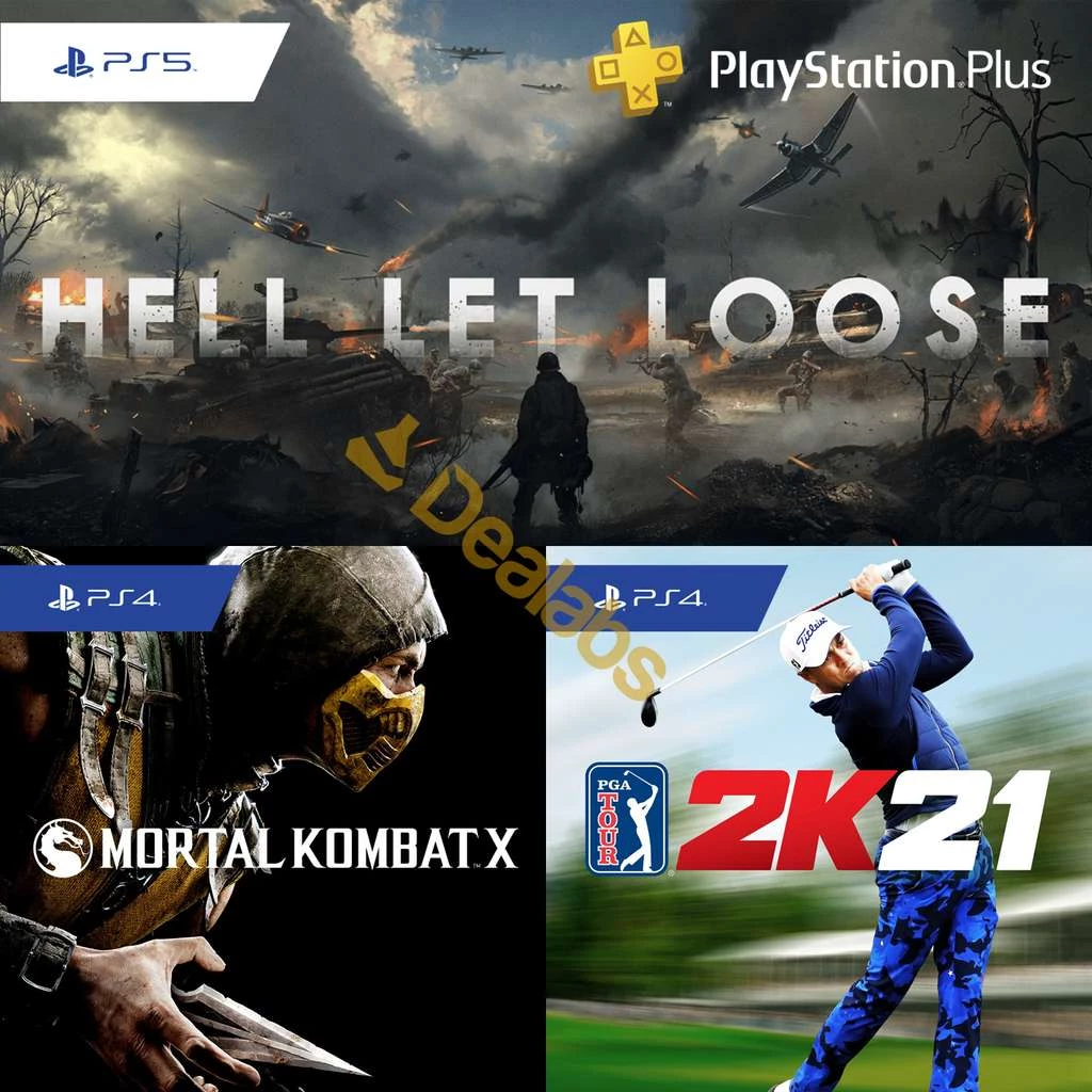 [Слухи] Hell Let Loose, Mortal Kombat X и PGA Tour 2K21 в октябрьском списке бесплатных игр PS Plus