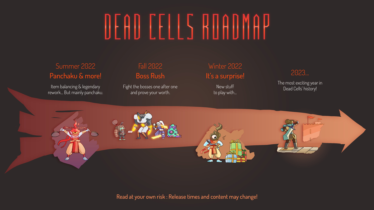 Dead Cells получила новую дорожную карту на вторую половину 2022