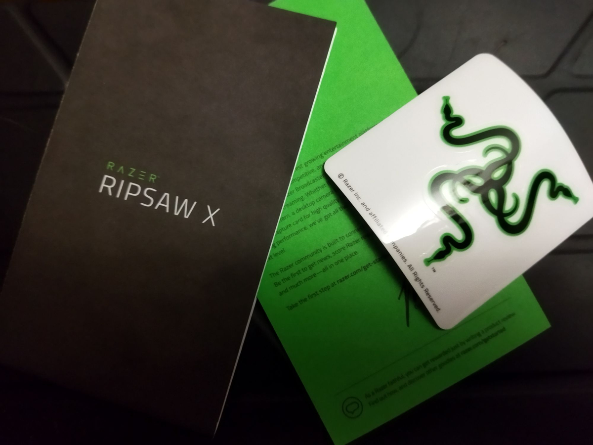 Обзор устройства Razer Ripsaw X