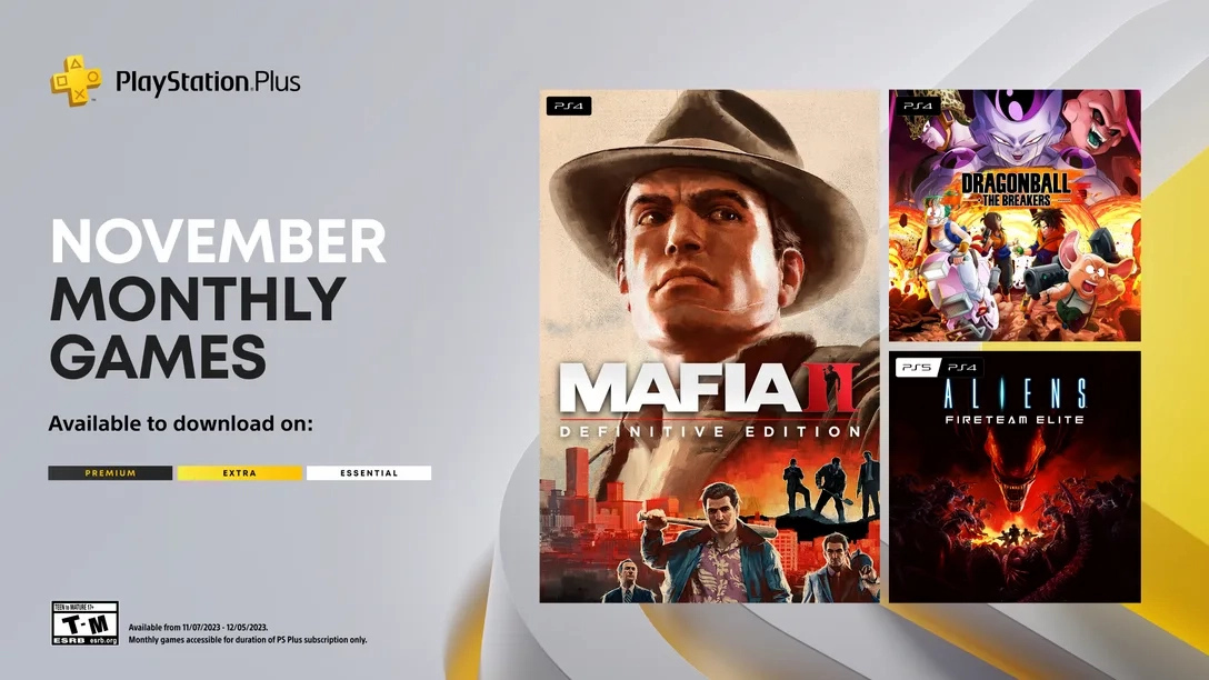 Sony представила ноябрьскую подборку игр для подписчиков PlayStation Plus