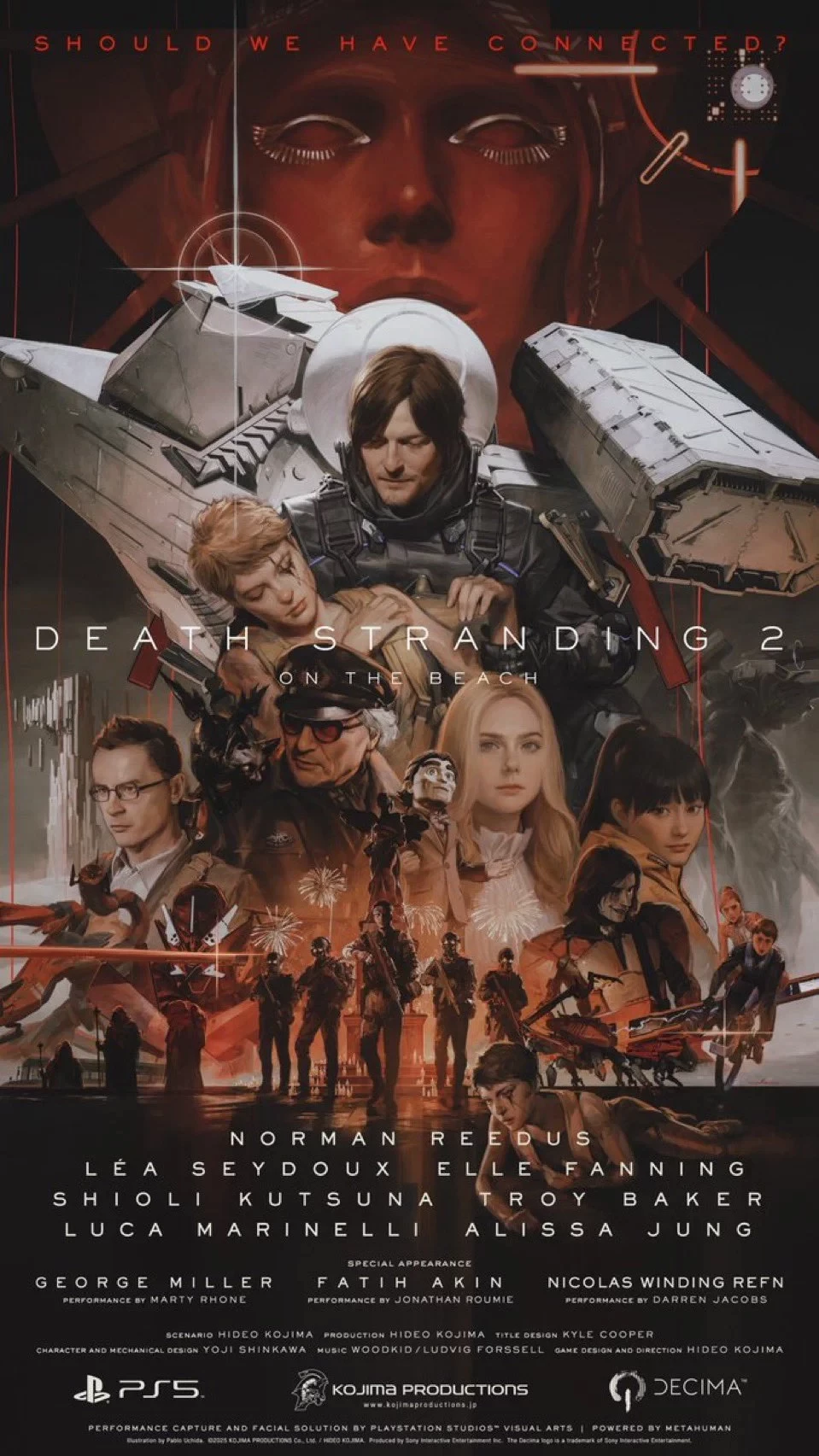 Треп, титры, много игрового процесса и стильный постер Death Stranding 2: On The Beach