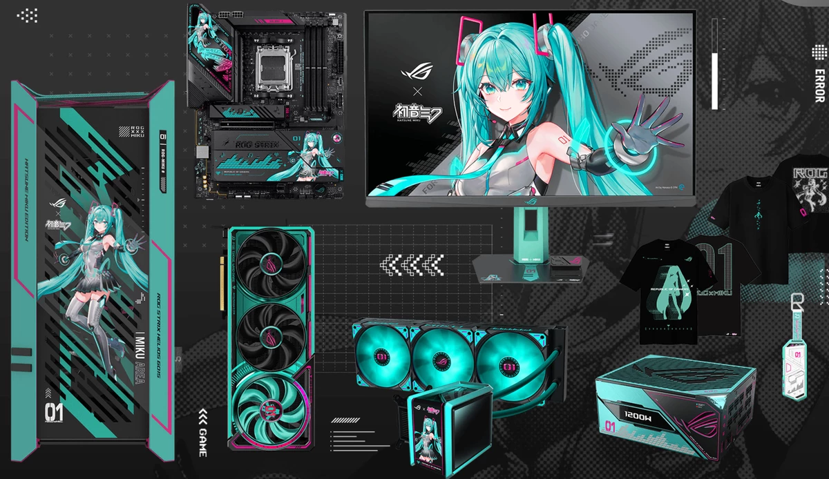 Хацунэ Мику прячется не только в Wi-Fi — анонс ASUS RTX 5080 ROG Astral Hatsune Miku Хацунэ Мику прячется не только в Wi-Fi — анонс ASUS RTX 5080 ROG Astral Hatsune Miku