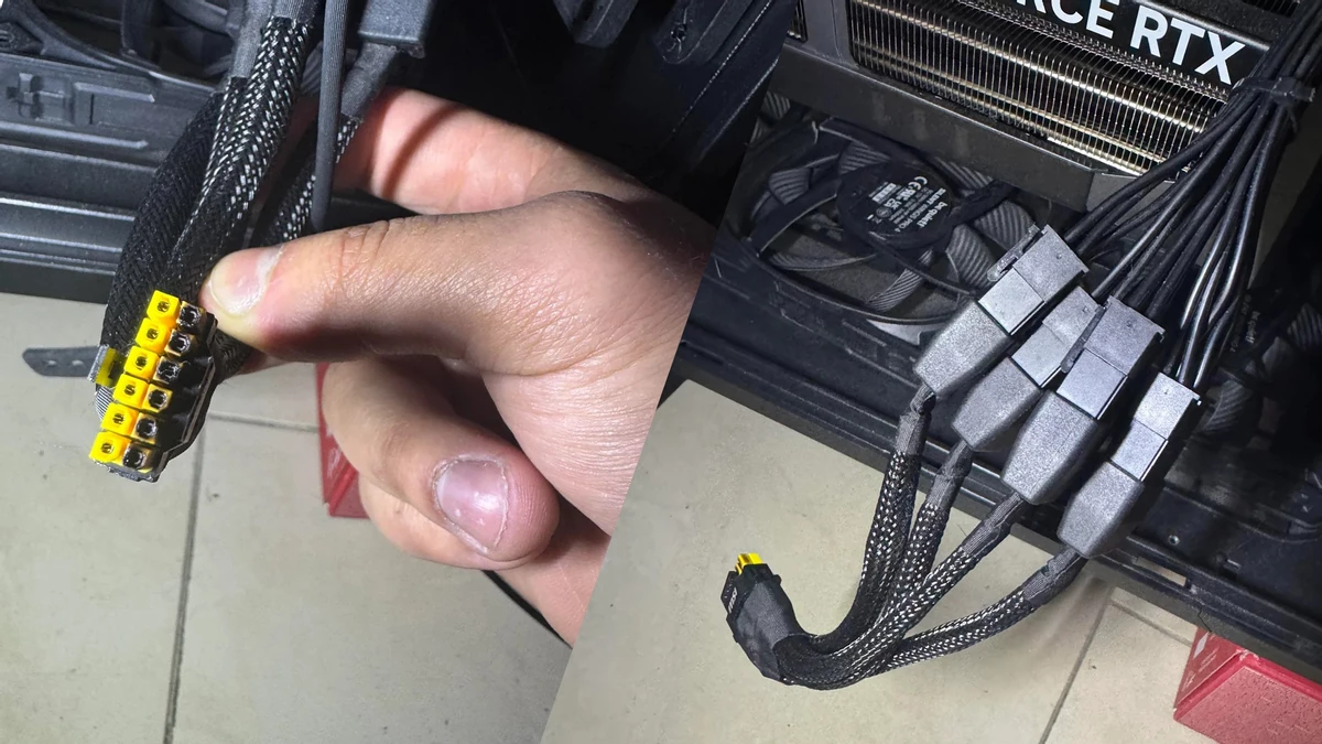 Особый коннектор 16-pin от MSI тоже не выдержал напор RTX 5090 и сгорел