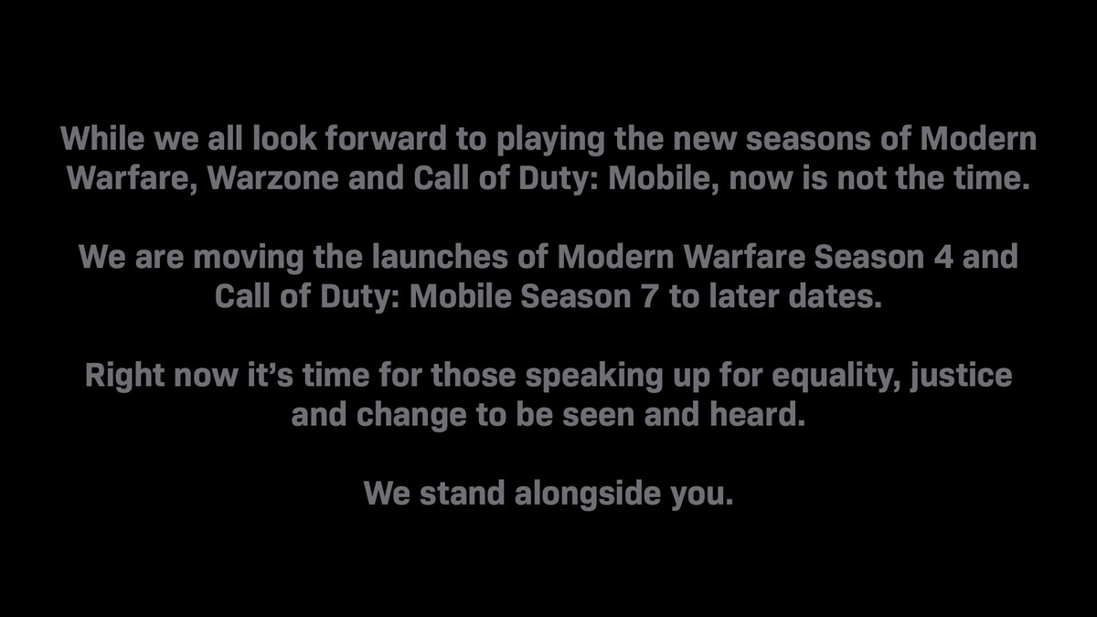 Call of Duty: Modern Warfare - Старт четвертого сезона был отложен