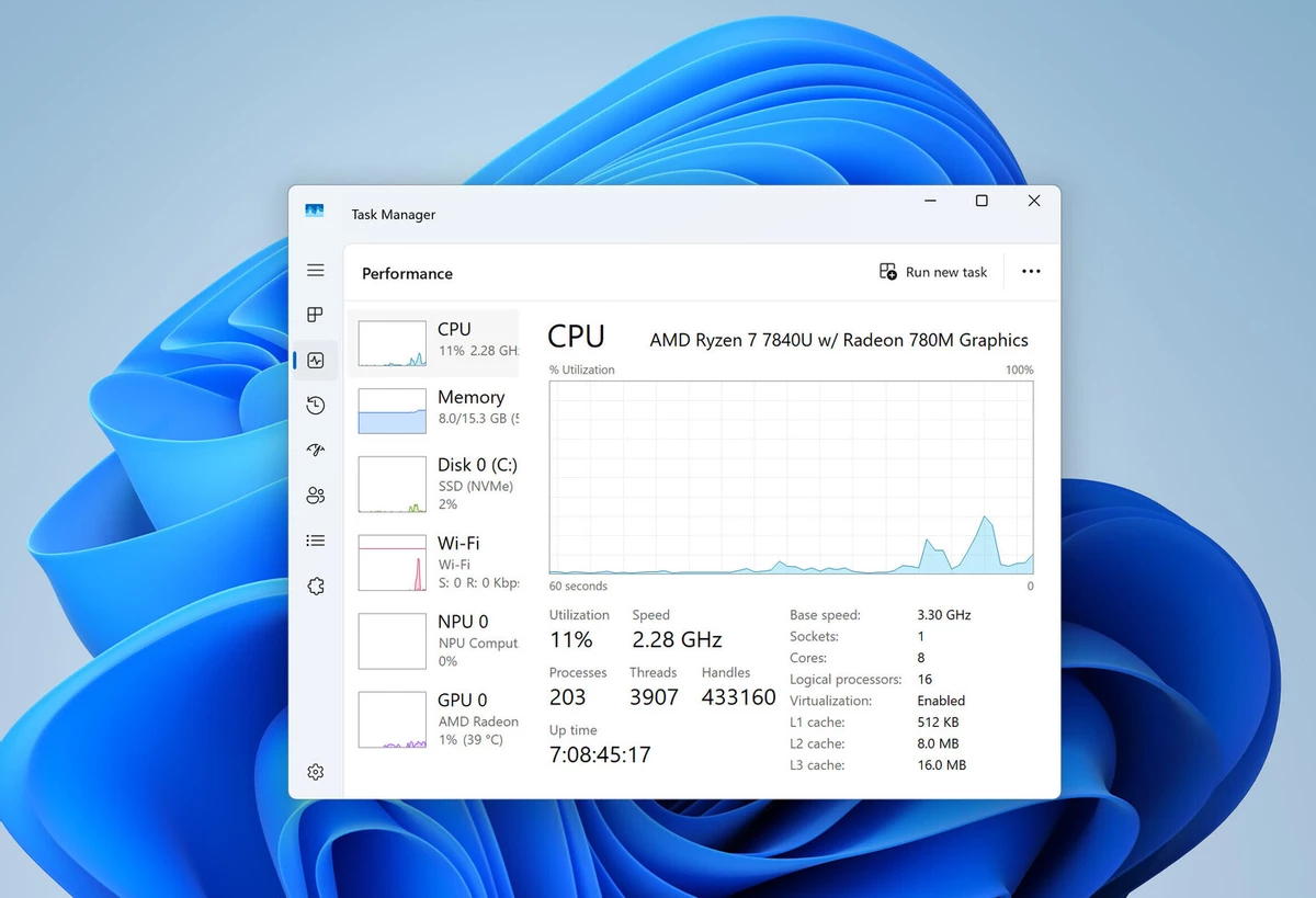 Windows 11 будет разгонять процессор для мгновенного запуска приложений Windows 11 будет разгонять процессор для мгновенного запуска приложений