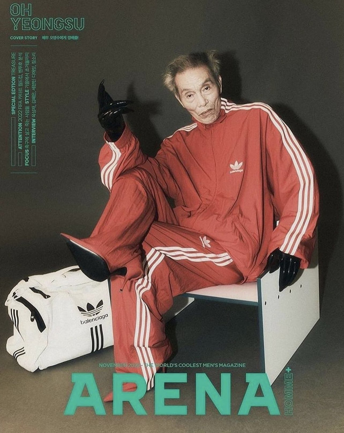 О Ен Су на страницах журнала Arena Homme+ Korea