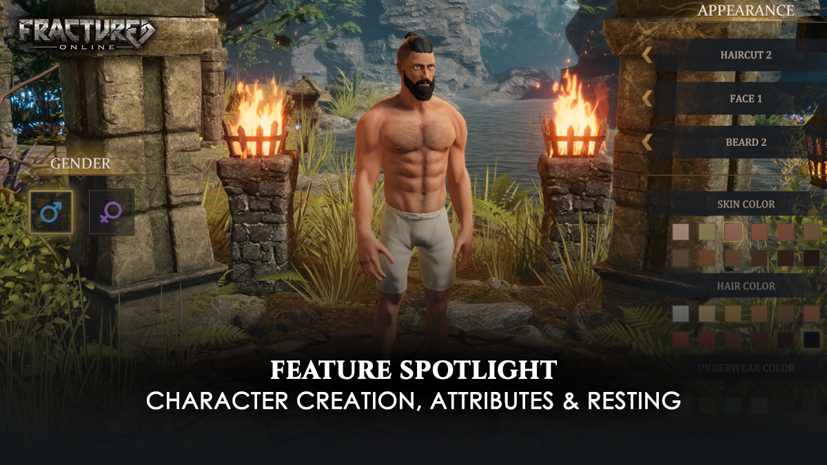 Разработчики MMORPG Fractured Online рассказали о системе создания персонажей