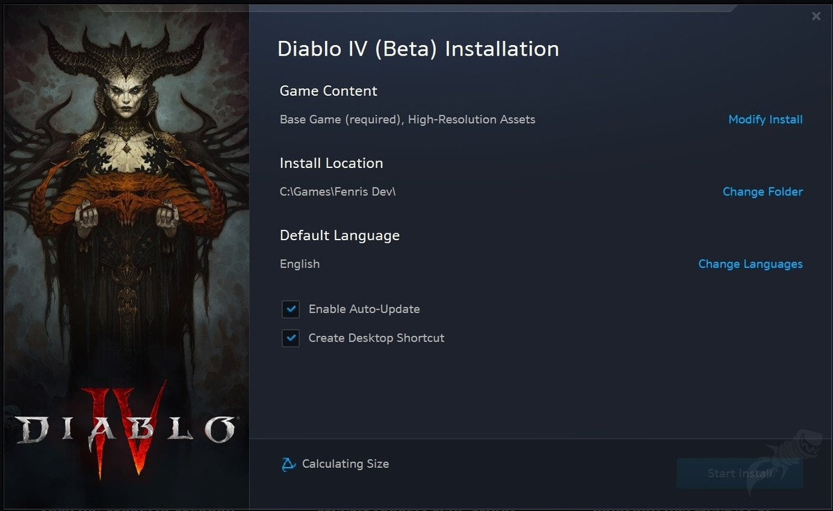 Бета Diablo IV была добавлена в лаунчер Battle.net
