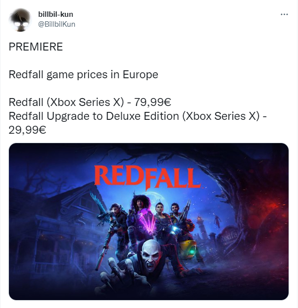 Вампирский экшен Redfall обойдется европейцам в 80 евро за стандартное издание