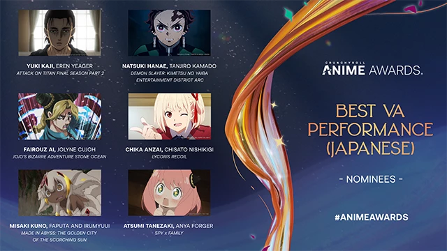 Объявлены номинанты на Crunchyroll Anime Awards