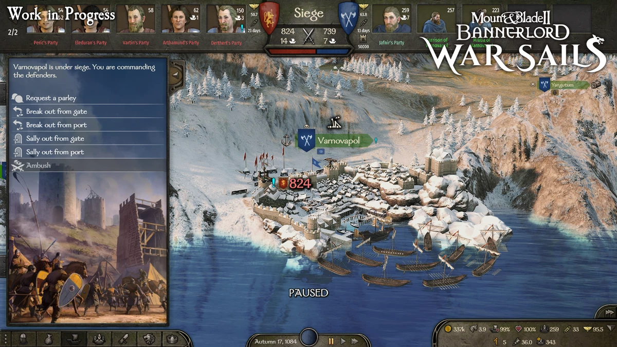 Разработчики Mount & Blade II: Bannerlord рассказали о новом дополнении War Sails Разработчики Mount & Blade II: Bannerlord рассказали о новом дополнении War Sails