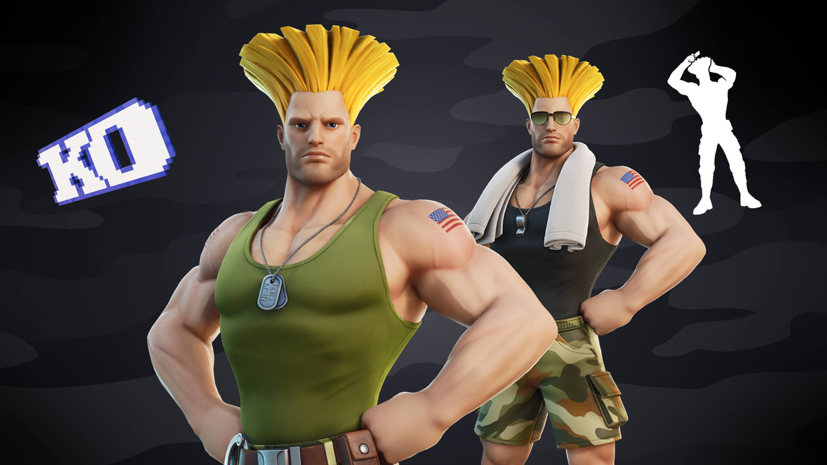 Fortnite - Кэмми и Гайл из Street Fighter готовятся к бою