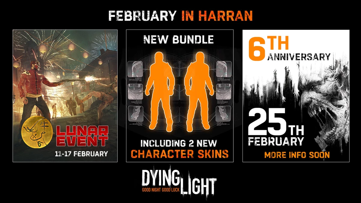Dying Light - В феврале игра отметит шестую годовщину и Лунный новый год Dying Light - В феврале игра отметит шестую годовщину и Лунный новый год