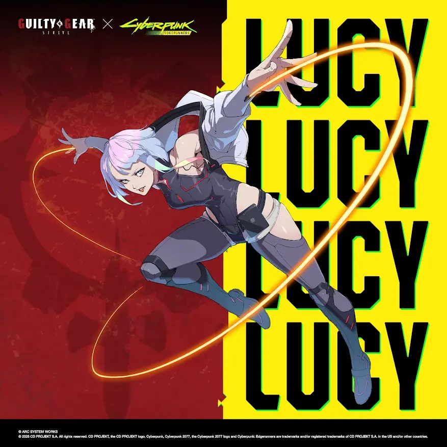 Разработчики Guilty Gear -Strive- показали первое изображение Люси из аниме Cyberpunk: Edgerunners Разработчики Guilty Gear -Strive- показали первое изображение Люси из аниме Cyberpunk: Edgerunners