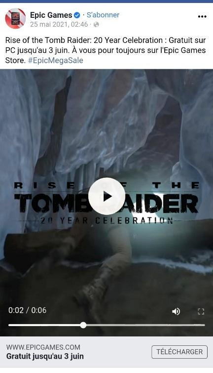 [Утечка] [Халява] В 18:00 МСК в Epic Games Store начнется бесплатная раздача Rise of the Tomb Raider
