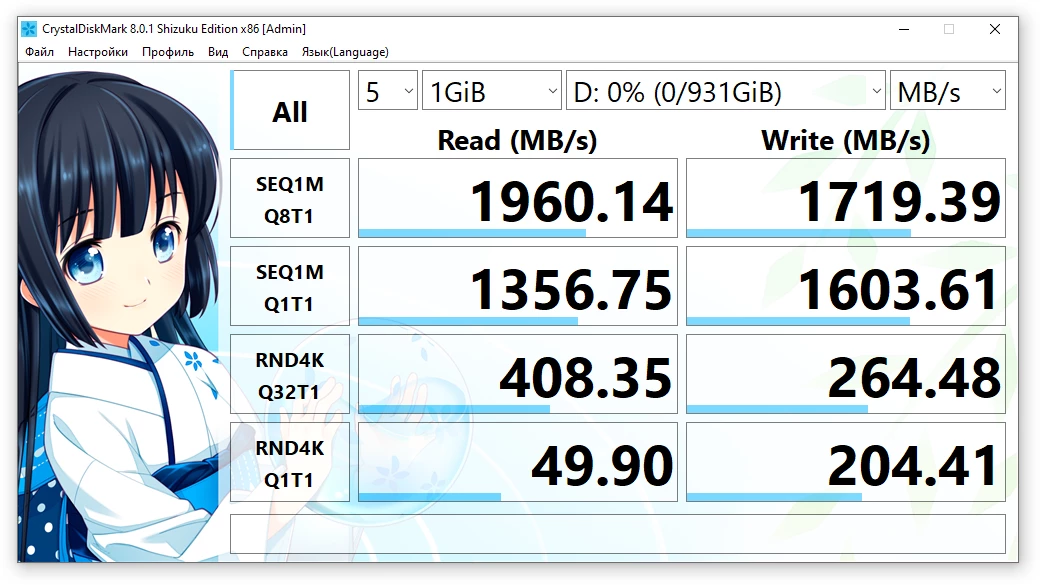 Обзор твердотельного накопителя Kingston NV1 NVMe PCIe