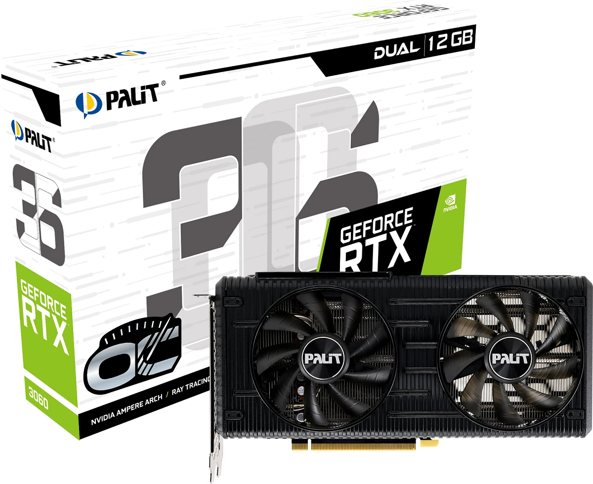 Palit анонсирует графические карты GeForce RTX 3060 Dual и StormX