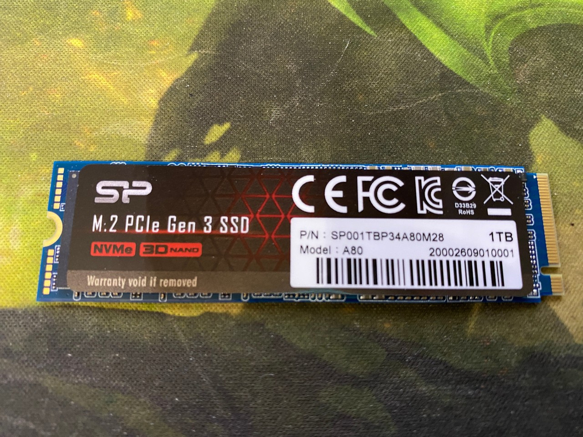 [Обзор] Silicon Power P34A80 1Tб — самый доступный NVMe SSD