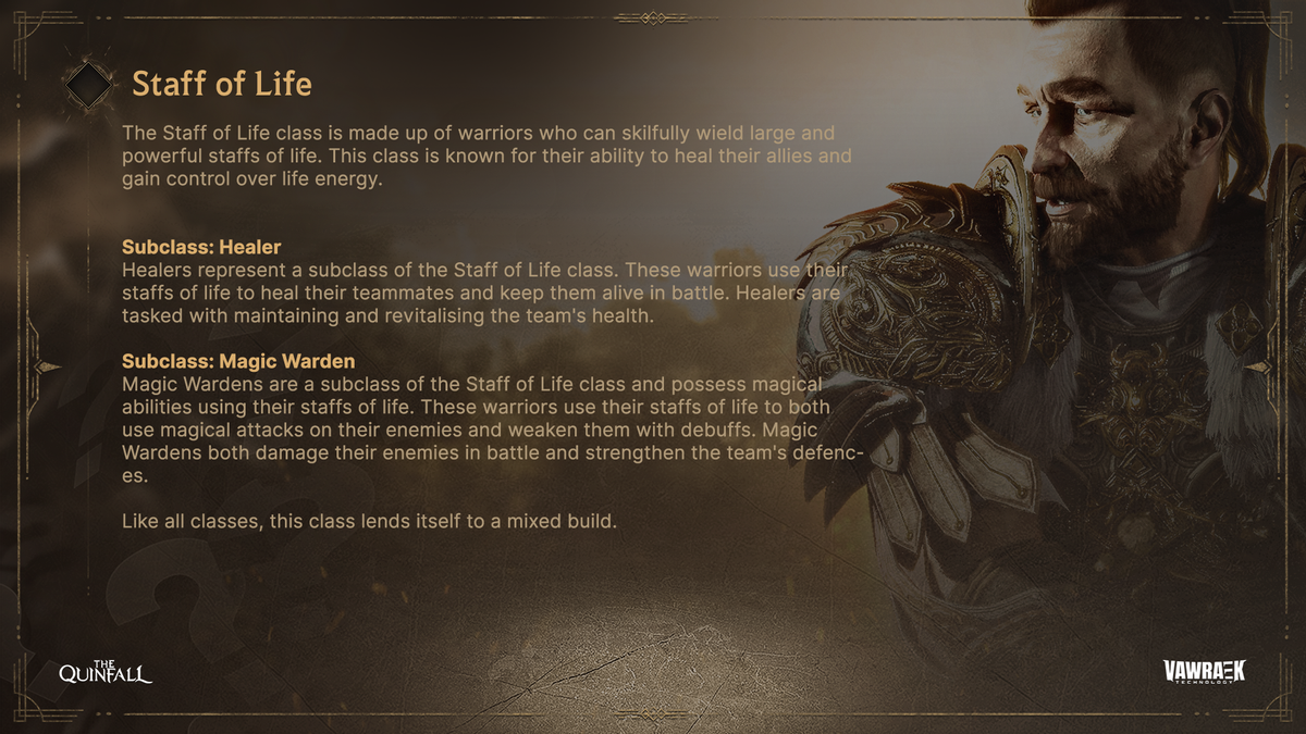 Посох целителя стал шестым классовым архетипом в MMORPG The Quinfall 