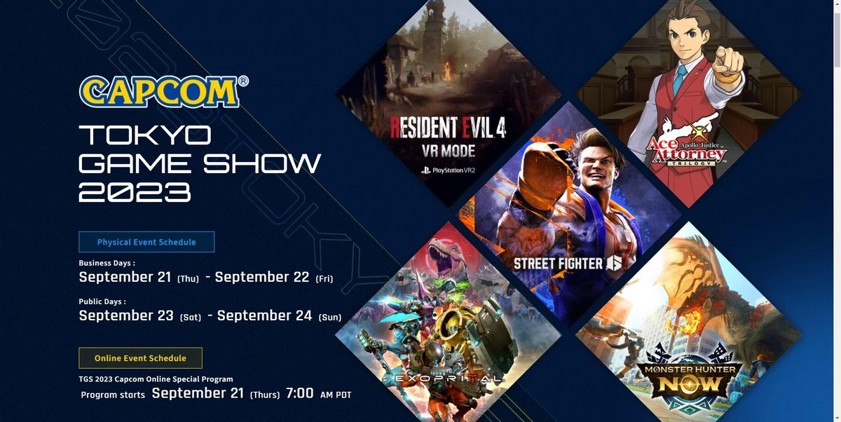 Capcom рассказала о том, что ждет посетителей Tokyo Game Show 2023