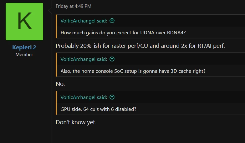 AMD UDNA будет в 2 раза быстрее в трассировке лучей и работе с ИИ AMD UDNA будет в 2 раза быстрее в трассировке лучей и работе с ИИ