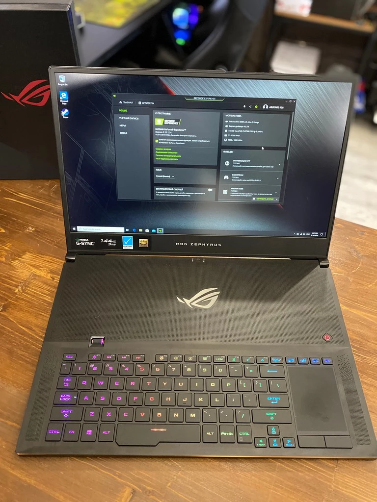 Игровой ноутбук, способный заменить ПК — ASUS ROG Zephyrus S GX701GX