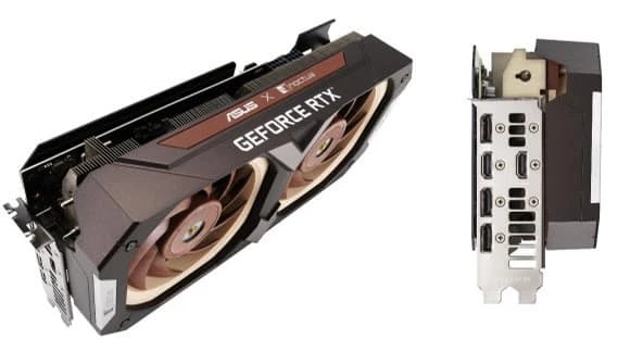 Первые фото видеокарты ASUS RTX 3070 с охлаждением Noctua