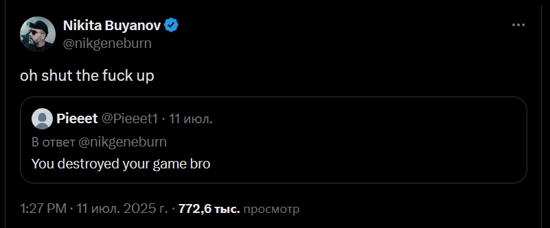 Создатель Escape from Tarkov позволяет себе матом посылать игроков, а те продолжают терпеть и играть Создатель Escape from Tarkov позволяет себе матом посылать игроков, а те продолжают терпеть и играть